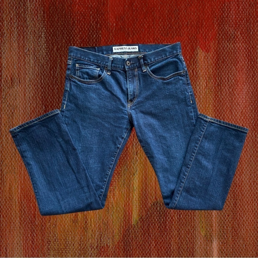 EXPRESS Men’s Rocco Slim Fit Straight Leg Jeans